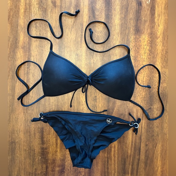 Body Glove Swim Body Glove Black String Bikini Size S Poshmark